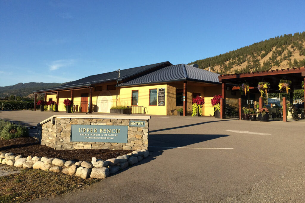 Upper Bench Winery entrance